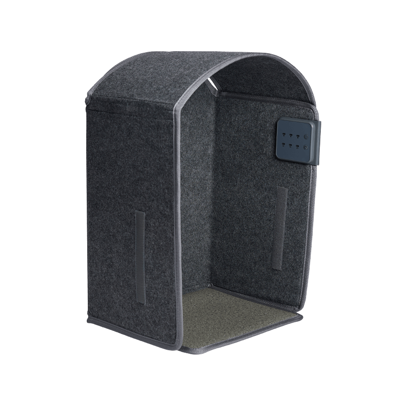 Convenient folding 5D heated enclosure