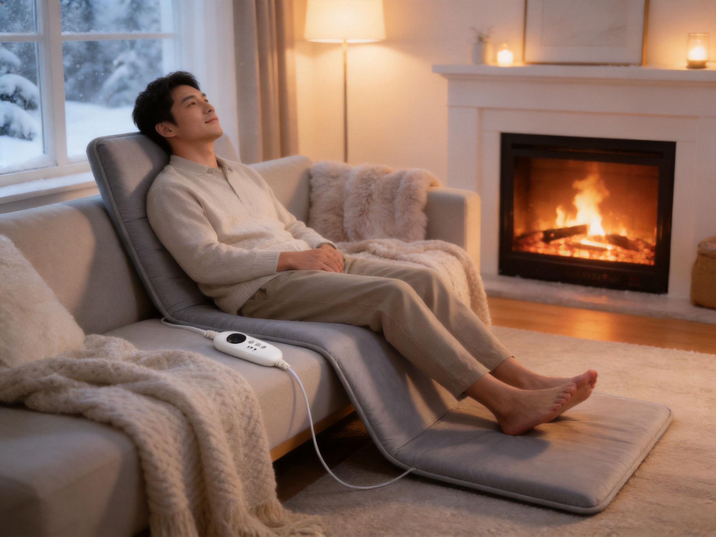 Double Safety Protection Body Warmer Mat for Whole-Body Comfort