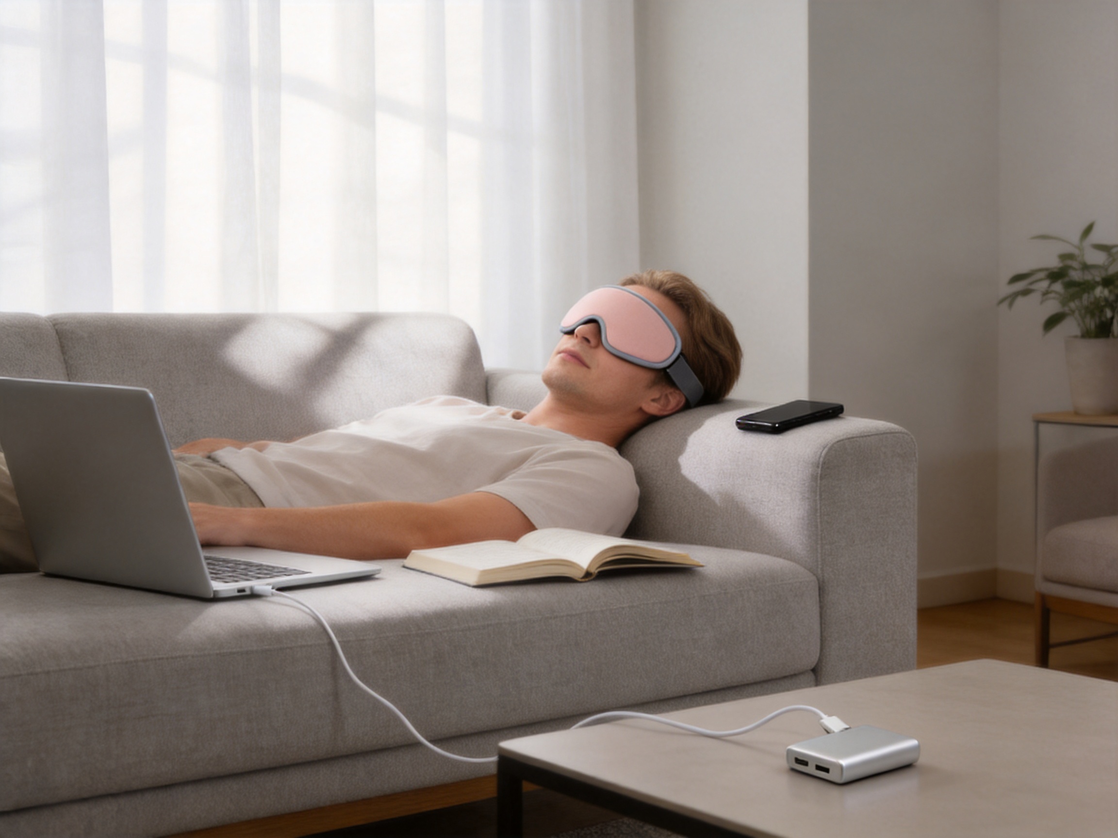 Temperature-Controlled Heated Eye Mask for Safer, Smarter Daily Relaxation