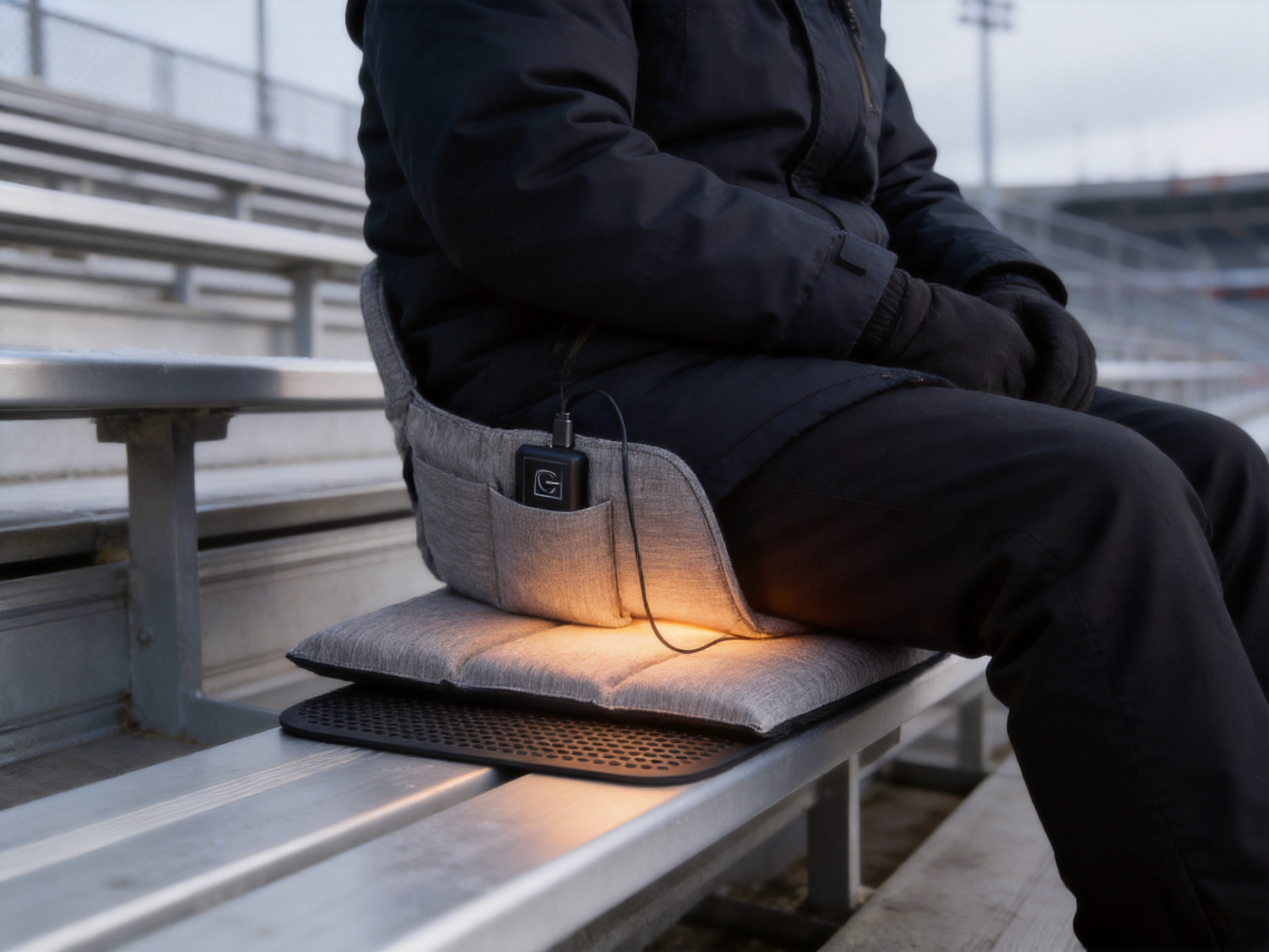 Anti-Slip Outdoor Heated Seat Cushions for Portable Winter Comfort