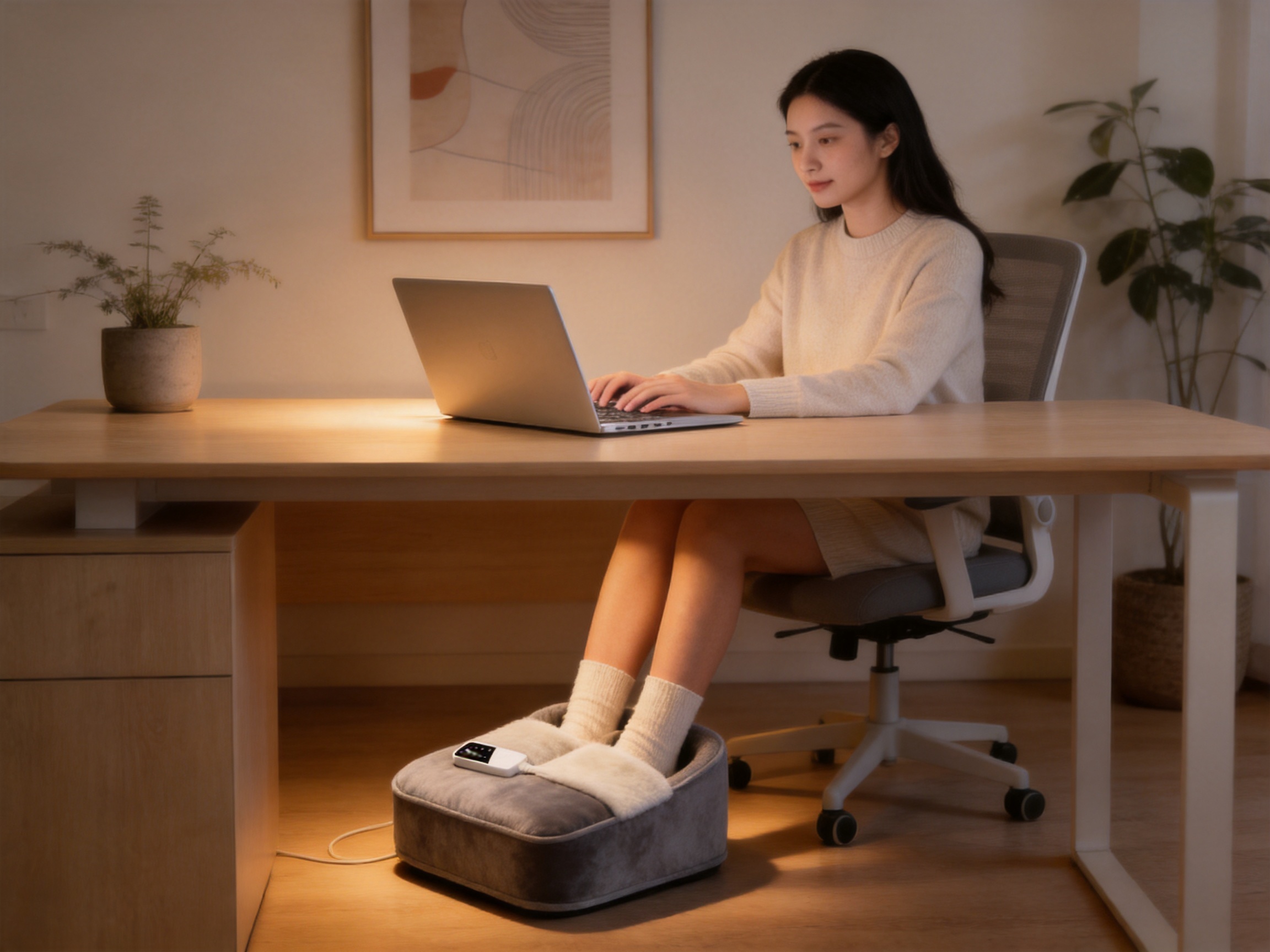 All-Around Heated Foot Warmer for Focused Comfort and Efficient Personal Warmth