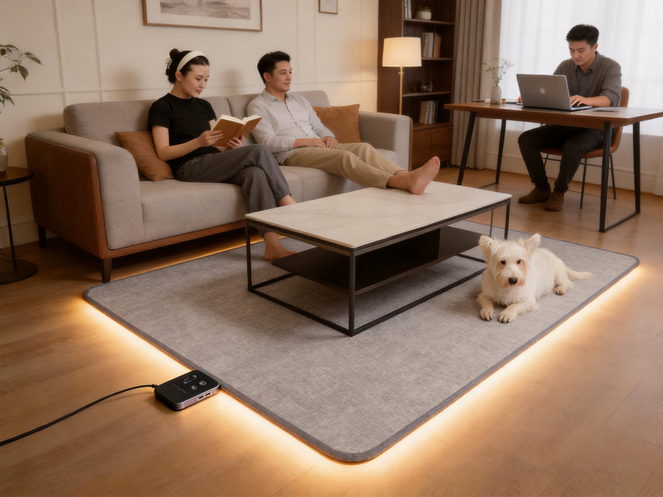 Large-Area Constant-Temperature Heating Floor Mat for Comfortable, Efficient Indoor Warmth
