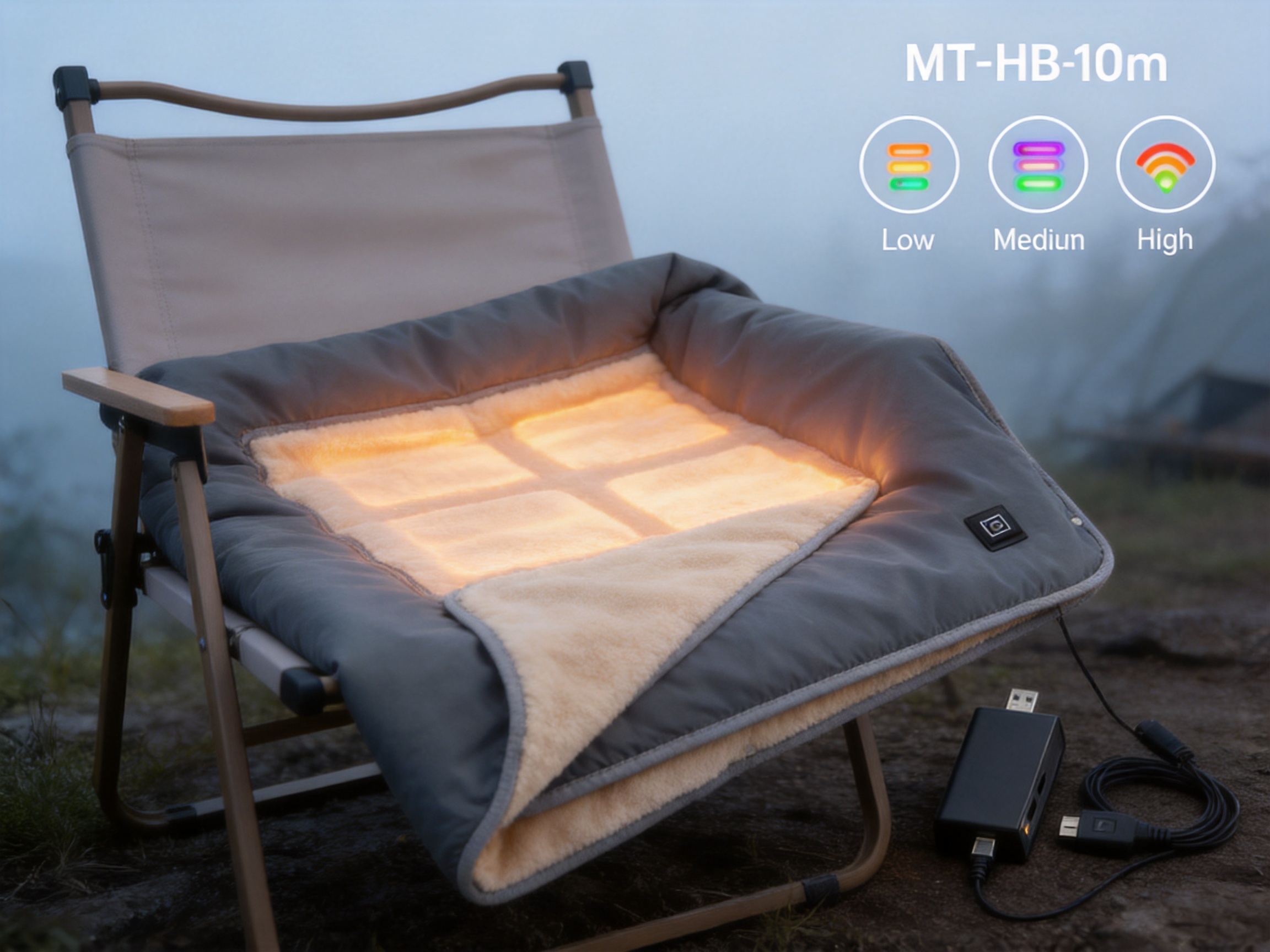 Wear-Resistant Outdoor Heated Blankets for Portable, All-Weather Comfort